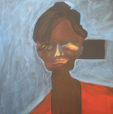 Painting titled "lisabeth (162 pfp)" by Richard Herr, Original Artwork, Acrylic