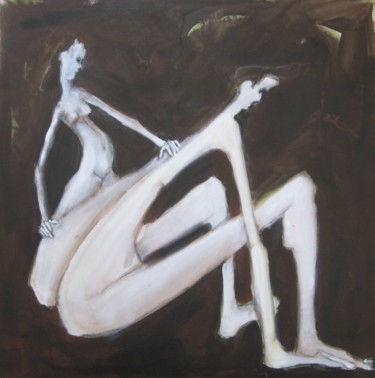 Painting titled "White Bodies (134 n…" by Richard Herr, Original Artwork, Acrylic