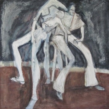 Painting titled "White Lust Three fm…" by Richard Herr, Original Artwork, Acrylic