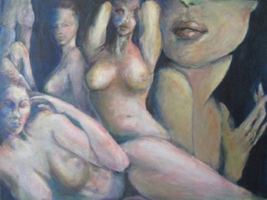 Painting titled "Skin fnp49" by Richard Herr, Original Artwork, Acrylic
