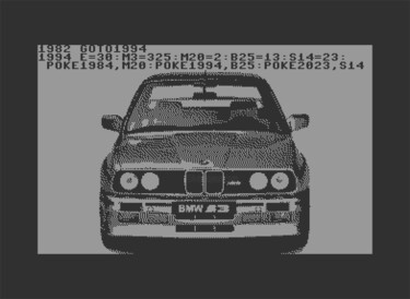 Arts numériques intitulée "BMW E30 M3 BASIC C6…" par Rm64, Œuvre d'art originale, Travail numérique 2D