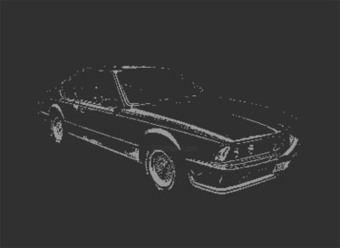 Arte digital titulada "BMW 635 C64 PIXEL A…" por Rm64, Obra de arte original, Trabajo Digital 2D