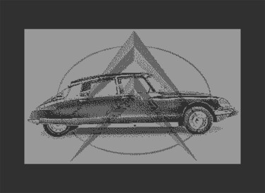 "CITROEN DS C64 PIXE…" başlıklı Dijital Sanat Rm64 tarafından, Orijinal sanat, 2D Dijital Çalışma