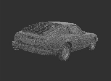 Artes digitais intitulada "DATSUN C64 PIXEL ART" por Rm64, Obras de arte originais, Trabalho Digital 2D