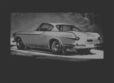 Digital Arts titled "VOLVO P1800 C64 PIX…" by Rm64, Original Artwork, 2D Digital Work