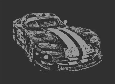 Digital Arts titled "DODGE VIPER GTS-R C…" by Rm64, Original Artwork, 2D Digital Work
