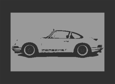 "911 C64 PIXEL ART" başlıklı Dijital Sanat Rm64 tarafından, Orijinal sanat, 2D Dijital Çalışma
