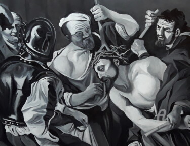 Peinture intitulée "Caravaggio by Massu…" par Ricardo Massucatto, Œuvre d'art originale, Huile