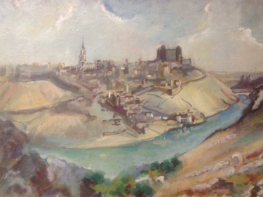 Peinture intitulée "Toledo-vista-genera…" par Martiche, Œuvre d'art originale