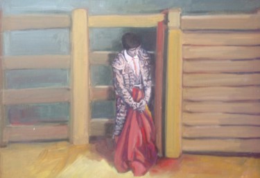 Painting titled "Miedo-torero.jpg" by Martiche, Original Artwork