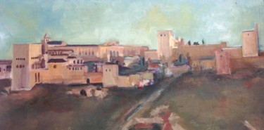 Painting titled "La-Alhambra-Granada…" by Martiche, Original Artwork