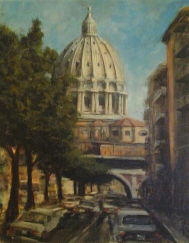 Painting titled "Romanescenza" by Romano Albanese, Original Artwork, Acrylic