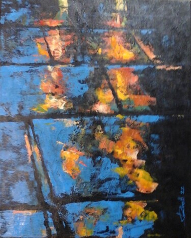 Painting titled "Pavè" by Romano Albanese, Original Artwork, Acrylic