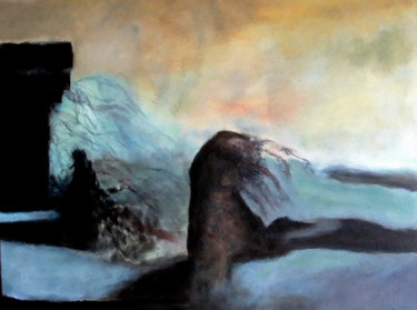 Pintura titulada "Rivière Sauvage" por Roanne Martin, Obra de arte original, Oleo