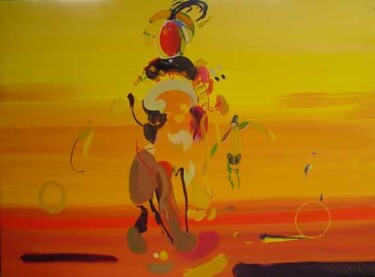 Painting titled "moderato cantabile" by Rob Arbouw, Original Artwork, Oil