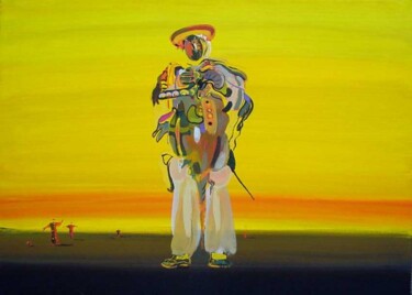 Painting titled "Mexican on Sirius" by Rob Arbouw, Original Artwork