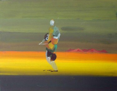 Painting titled "The divining-rod" by Rob Arbouw, Original Artwork, Oil