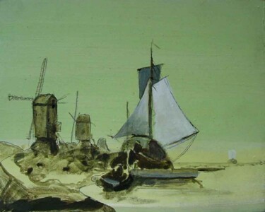 Painting titled "19th centurie lands…" by Rob Arbouw, Original Artwork