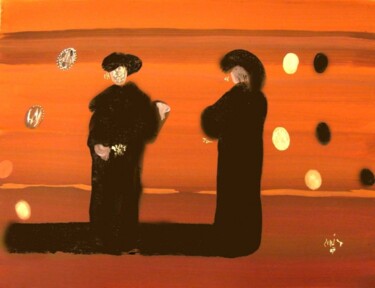 Картина под названием "Philosophers joy" - Rob Arbouw, Подлинное произведение искусства, Масло