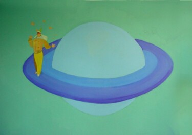 Painting titled "Planetmagician I" by Rob Arbouw, Original Artwork