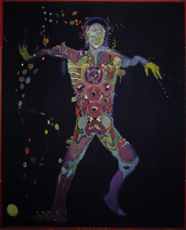 Painting titled "Walk a man" by Rob Arbouw, Original Artwork