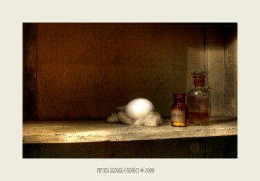 Photography titled "Fifties schoolcabin…" by Rob Arbouw, Original Artwork