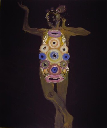 Peinture intitulée "Senegal 2 (pendant)" par Rob Arbouw, Œuvre d'art originale, Autre