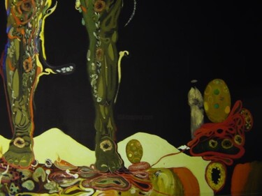 Painting titled "Bobbi Bizarra - det…" by Rob Arbouw, Original Artwork