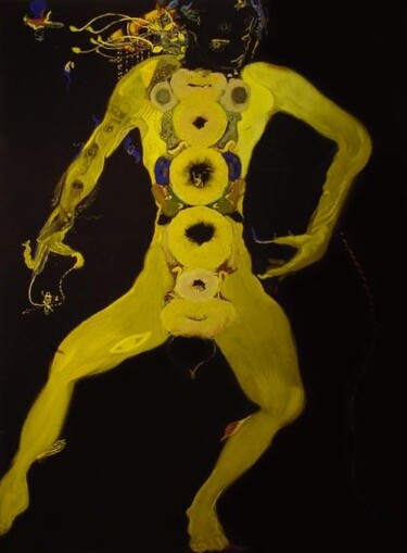 Malerei mit dem Titel "Minotaur" von Rob Arbouw, Original-Kunstwerk