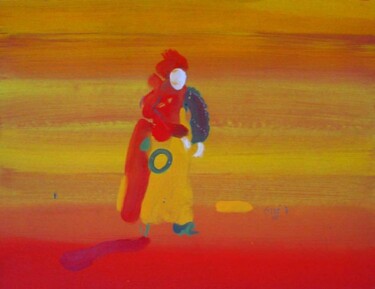 Pittura intitolato "a red Scot" da Rob Arbouw, Opera d'arte originale