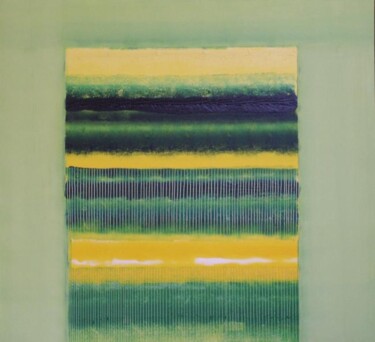 Painting titled "yellow stuff" by Rob Koedijk, Original Artwork