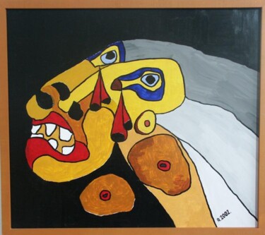 Peinture intitulée "tranen" par Rob Koedijk, Œuvre d'art originale