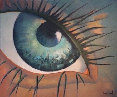 Painting titled "eye-can-see-you-hr.…" by Rob Verheyen, Original Artwork