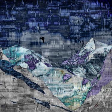 Arte digital titulada "Glacier Flight" por Robbi Ling Montgomery, Obra de arte original