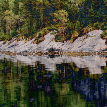 Digitale Kunst mit dem Titel "Reflection of Norway" von Robbi Ling Montgomery, Original-Kunstwerk