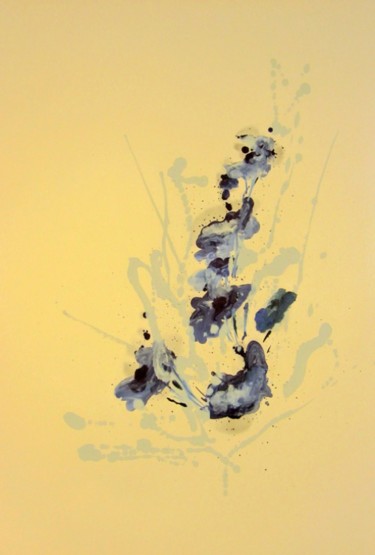 Painting titled "China Blue" by Rob Debartolo, Original Artwork
