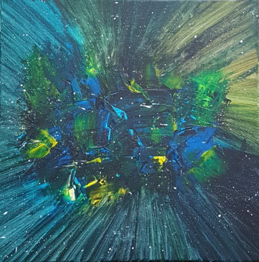 Peinture intitulée "Tableau abstrait /…" par Robelo, Œuvre d'art originale, Acrylique