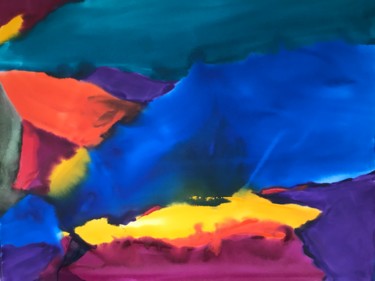 Painting titled "sound-of-color-33-4…" by Robert Schoenfeld, Original Artwork, Acrylic