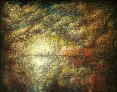 Peinture intitulée "Crépuscule" par Robert Bass, Œuvre d'art originale, Acrylique