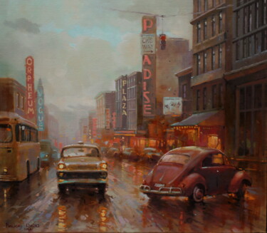 Pintura titulada "Everyday Chicago" por Robert Braginsky, Obra de arte original, Oleo