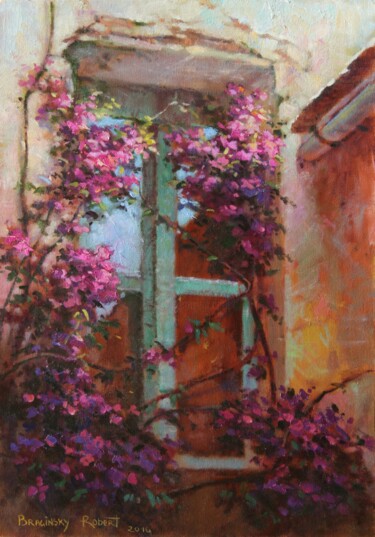 Painting titled ""Window"" by Robert Braginsky, Original Artwork, Oil