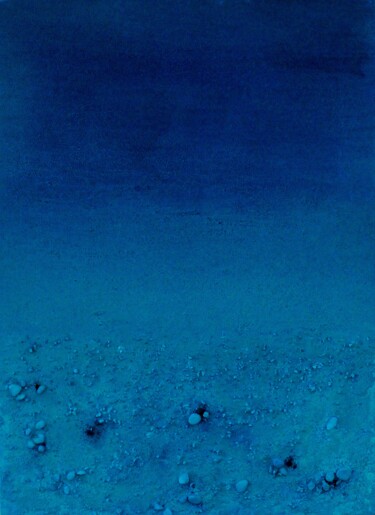 Peinture intitulée "Blue infinity" par Robert Cadiere, Œuvre d'art originale, Acrylique Monté sur Châssis en bois