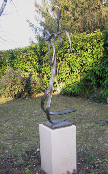 Скульптура под названием "Anna" - Robert Chevalier, Подлинное произведение искусства, Металлы