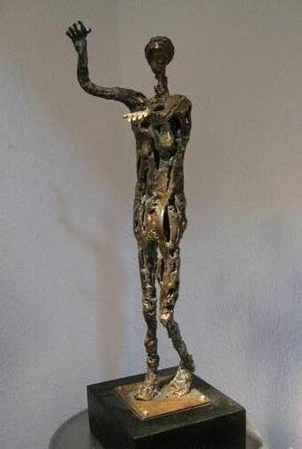 Sculpture intitulée "Vers L'inconnu (bro…" par Robert Chevalier, Œuvre d'art originale