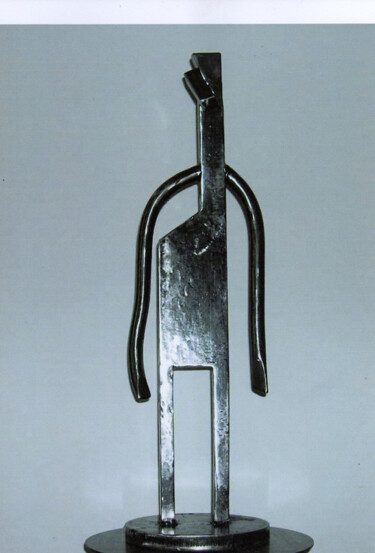 Sculpture intitulée "Homme pensif" par Robert Chevalier, Œuvre d'art originale