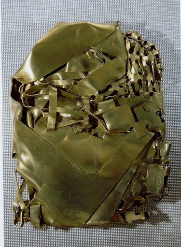 Sculpture intitulée "Compression 1 (lait…" par Robert Chevalier, Œuvre d'art originale