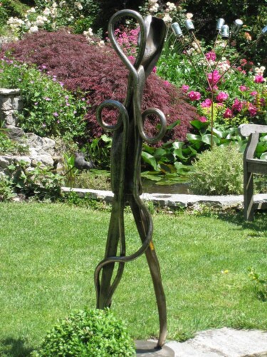 Escultura titulada "Entente" por Robert Chevalier, Obra de arte original, Metales