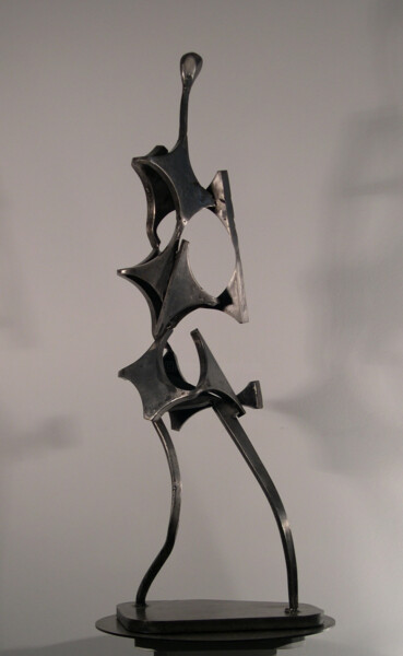 Sculpture intitulée "Mannequin Paco Raba…" par Robert Chevalier, Œuvre d'art originale, Métaux