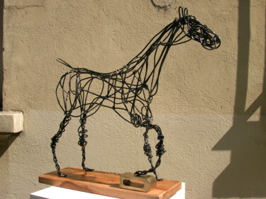 Sculpture intitulée "Joly Jumper" par Robert Chevalier, Œuvre d'art originale