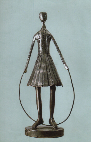 Sculpture intitulée "Danseuse a la corde…" par Robert Chevalier, Œuvre d'art originale